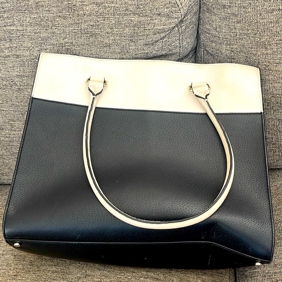 Kate Spade Color Block Black and White Tote - Picture 2 of 6
